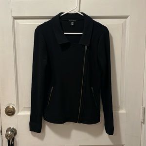 Willi Smith Black Wool Asymmetrical Coat